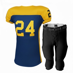Best Price High Quality American Football Soccer Uniforms Breathable Youth Sports <b>Sets</b> Summer Short Sports Wear Sublimation - Product Image 2
