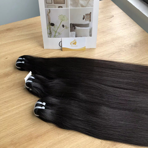 Extensiones de Cabello Remy Vietnamita 100% Natural, de 8 a 32 Pulgadas, Estilo Liso Súper Doble, Paquete de Encaje HD, Precio al por Mayor - Product Image 1