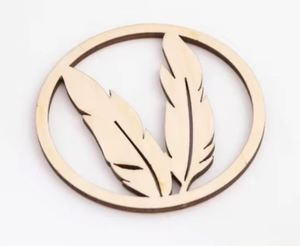 Dessous de verre en bois coupé pour la décoration intérieure de l'Inde Meilleure vente Dernière conception Laser personnalisé - Product Image 2