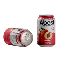OEM ODM Abest Kersen Sap Laag Koolhydraat Alu Blik 330ml 24-pack Groothandel Drank met Vietnamese Smaak