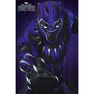 Modern Black Panther Glow-in-the-Dark Canvas <b>Poster</b> for Wall Use - Product Image 5