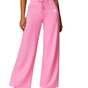 Vêtements de sport Hip Hop Streetwear Hiver Femmes Lavable en machine Dentelle plate Emballage personnalisé Vente en gros Haute qualité Pantalons évasés - Product Image 1