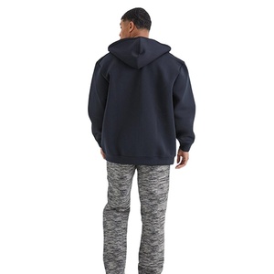 เสื้อฮู้ดดี้ผู้ชายไซส์ใหญ่พิเศษ รุ่นล่าสุดปี 2026 ดีไซน์ซิปเต็มตัว สีสันตามสั่ง ผ้าคอตตอน/ฟลีซหนา 350 กรัม ทรงโอเวอร์ไซส์ แบบเรียบ - Product Image 3