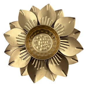 Cuenco Urli de latón con hojas florales, candelita flotante para el hogar, habitación Puja, bodas, cumpleaños, regalos de Pascua, decoraciones navideñas Diwali - Product Image 3