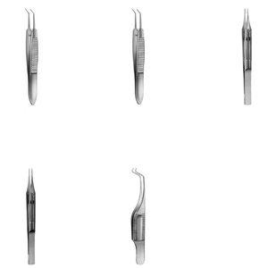 Pinzas Micro-iris Modelo Bonn 1x2 Dientes 7 cm Gill-hess, Pinzas Micro Iris 1x2 Dientes 0.2mm 7 cm, Instrumentos Oftalmológicos de Acero Inoxidable - Product Image 1