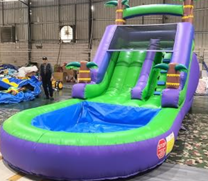 Tobogán Acuático Inflable Gigante para Niños y Adultos, Uso Residencial Interior/Exterior, Deslizamiento en Agua, PVC - Product Image 3
