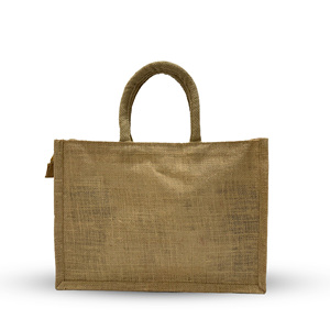 Bolsas de asas de transporte de vino de yute ecológico de gama alta con asa de cuerda de algodón suave para embalaje de regalo de fiesta MOQ 50 PCS Calidad de exportación - Product Image 4