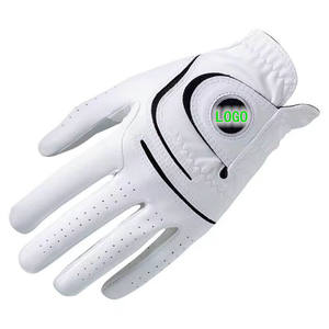 Piel de oveja antideslizante transpirable y duradero práctica GUANTES DE Golf mano izquierda Cabretta cuero 2024 OEM tela de cuero hombres 200 Uds ZSH - Product Image 2