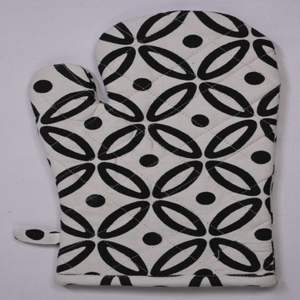 Manoplas de horno de lino ecológicas personalizadas, guantes de cocina para barbacoa resistentes al calor, estilo de sublimación, logotipo impreso, algodón para cocinar y hornear - Product Image 1