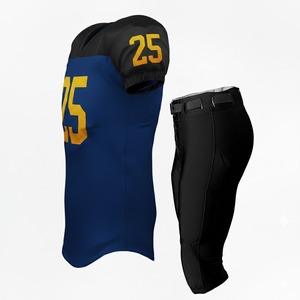 Uniforme de football américain de couleur personnalisée solide, prix bas, vêtements de sport, jersey de football américain à étiquette privée ample - Product Image 6