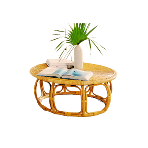 Table en rotin bonne performance rotin et osier fait à la main maison décorative logo personnalisé fabricant du Vietnam - Product Image 6