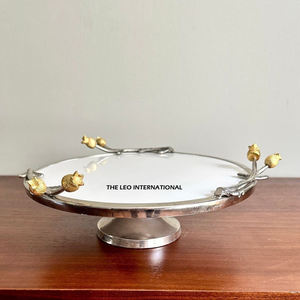 Popular High Quality Plate Wholesale Metal Serving Gold Cake Stand for Home Tabletop Decoration Resin <b>Epoxy</b> Mold Pairs of 2 - Product Image 5