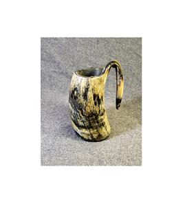 Tasses en corne avec des bords lisses améliorant l'expérience de boisson confortable, décoration rustique pour bar, accessoire cadeau - Product Image 6