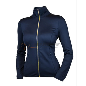 Chaqueta de equitación impermeable de tela elástica para mujer, ropa de abrigo ecuestre transpirable ligera y elegante, ideal para exteriores - Product Image 1