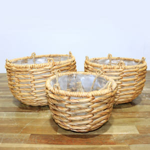 Artex Dong Thap Factory Pots de plantes suspendus faits à la main à partir de jacinthe d'eau naturelle et de jonc de mer Artisanat du Vietnam - Product Image 2