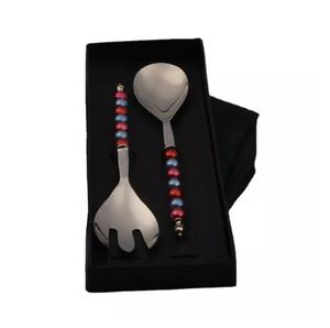 Ensemble de couverts en acier inoxydable 304 nouveauté ensemble de couverts en métal pour ustensiles de cuisine nouvelle cuillère et fourchette en métal dans un nouveau style - Product Image 2