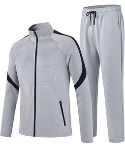 Ensemble de jogging décontracté pour homme, respirant, anti-UV, extensible dans les quatre sens, écologique, idéal pour les séances de cardio - Product Image 1