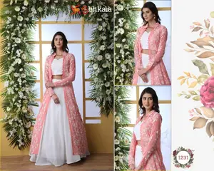 Shayona Exports 2023 красивый многофункциональный цветочный дизайн для невесты lehenda для свадьбы Lehnga Холи цена