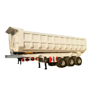 Nueva Oferta de Precio para 2025: Semirremolque de Volteo de 4 Ejes, 45 Toneladas, Industrial, DIY, OEM, ODM, para Piedra, Arena y Acero - Product Image 1