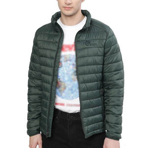 Dernier modèle de veste d'hiver à bulles pour hommes, tissu polyester/nylon, respirant et écologique, logo frontal personnalisable, couleurs personnalisables - Product Image 1