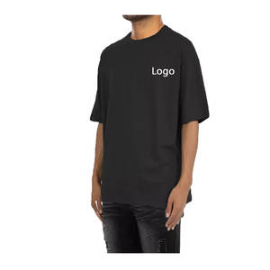 Comprar alta calidad 100% algodón lavado con ácido camiseta de gran tamaño hombres personalizado en blanco piedra lavado con ácido camiseta Vintage - Product Image 2