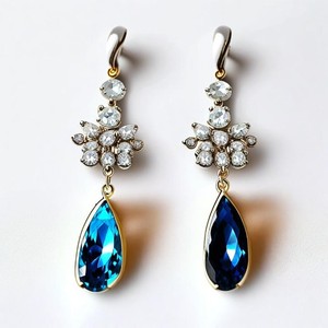 ต่างหูห้อยชุบทองและ925จากนักออกแบบทำด้วยมือเครื่องประดับแฟชั่นสำหรับผู้หญิง - Product Image 6