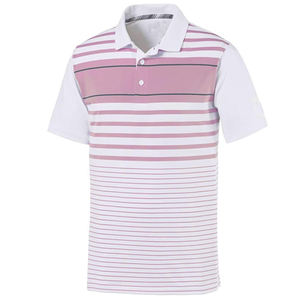 T-shirts de golf à manches courtes imprimés par sublimation pour homme Polos respirants en tissu polyester Offre Spéciale à séchage rapide OEM de grande taille - Product Image 1