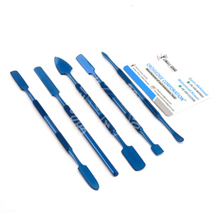New Arrival Blue 5 Pcs/Set Wax Carving <b>Tools</b> 120mm 160mm Stainless Steel Double Ended Sculpting <b>Makeup</b> Private Label Silicone - Product Image 4