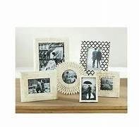 Marco de Fotos Personalizable Hecho a Mano, Ecológico, con Incrustaciones de Hueso Natural Marrón Brillante, Impresión UV, Resina de Hueso, Borde de Mosaico de Imitación de Cuerno