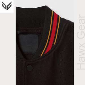 Veste Letterman de style High-Street pour hommes personnalisée avec logo en toile de laine de haute qualité pour l'hiver vêtements d'extérieur bas quantité minimale de commande - Product Image 6