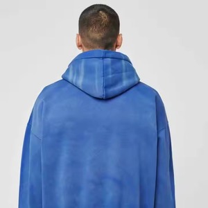 เสื้อฮู้ดดี้ผู้ชายผ้าฟลีซเนื้อหนัก 400 กรัม สีพื้น ผ้าฝ้าย 100% คุณภาพสูงสั่งทำพิเศษ สำหรับฤดูหนาว สวมใส่สบาย - Product Image 2
