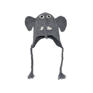 Himalaya หมวกขนแกะเมอริโนถักมือปรับแต่งขนาดได้สำหรับเด็กทุกวันฤดูหนาว - Product Image 2