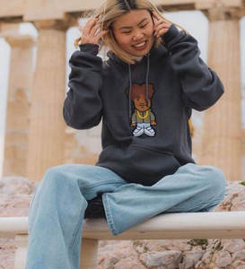 Venta al por mayor de ropa informal de uso de invierno sudaderas con capucha para las mujeres en diferentes colores de diseño de uso al aire libre de moda térmica sudaderas con capucha para las mujeres - Product Image 2