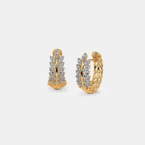 Pendientes de aro de Plata de Ley 925 elegantes de lujo para mujer, patrón de corona chapado en rodio dorado con diamantes Vintage para regalo de fiesta - Product Image 4