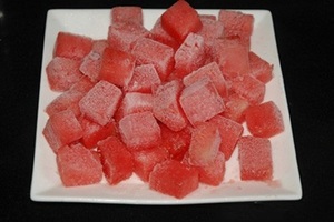 ราคาที่น่าสนใจแช่แข็งแตงโมลูกเต๋า /Cube/ ติดที่มีคุณภาพพรีเมี่ยม-IQF แตงโมจากเวียดนาม Ms โซฟี - Product Image 4