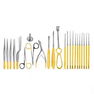 Juego de instrumentos quirúrgicos de timpanoplastia de 104 Uds., herramientas de cirugía de oído Micro Ent, Kit reutilizable certificado Ce de acero inoxidable alemán - Product Image 4