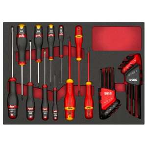 Juego de Destornilladores Usag de 28 Piezas con Llaves, Herramienta Premium para Mejoras del Hogar y Reparación de Automóviles - Product Image 1