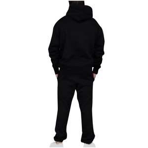 Ropa de abrigo de hip hop chándal Unisex para Hombre Ropa Deportiva 100% algodón 2 piezas Jogger ropa de entrenamiento ropa deportiva chándales transpirables - Product Image 6