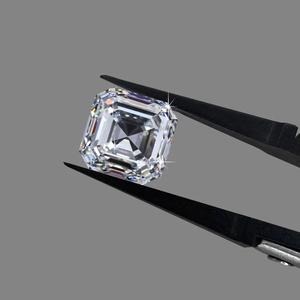 เพชรเพาะเลี้ยงในห้องปฏิบัติการทรง Asscher ขนาด 0.5 กะรัต ระดับ VVS สี D ได้รับการรับรองจากประเทศโปแลนด์ สำหรับงานเครื่องประดับระดับมืออาชีพ - Product Image 2