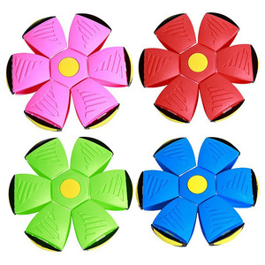 Jouet interactif pour chien : balle transformable, frisbee à ressort, balle rebondissante pour animaux de compagnie - Product Image 2