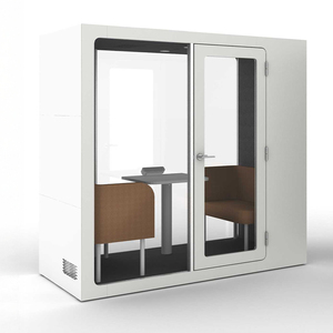 Pod de bureau insonorisé de haute qualité pour les réunions X pour les vis à vis en face-à-face avec canapés de table intégrés Caractéristiques de réduction du bruit - Product Image 3