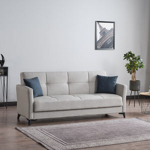 Sofá cama plegable con marco de Metal de estilo europeo moderno extensible para uso en sala de estar Hotel que proporciona una solución de almacenamiento conveniente - Product Image 2