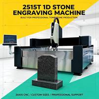 Machine de gravure sur pierre CNC 3 axes Jinzuan, contrôlée par PLC, pour la gravure de marbre, de granit, de pierres tombales, la découpe de lettres en relief, haute sécurité