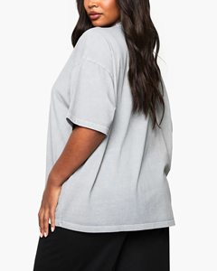 เสื้อยืดผู้หญิงไซส์ใหญ่ ผ้าฝ้ายทรงหลวม สไตล์สตรีทแวร์ เสื้อยืดผู้หญิงเนื้อหนา แฟชั่นปี 2025 คุณภาพพรีเมียม เสื้อยืดผู้หญิงผ้าฝ้ายเนื้อนุ่ม - Product Image 6