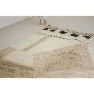 Alfombras marroquíes hechas a mano de lana, auténticas alfombras bereberes, lana natural, artesanía, personalizables en tamaño y colores, alta calidad - Product Image 1