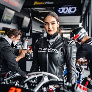 Trajes de cuero para motocicleta de primera calidad al por mayor: protección CE, paneles elásticos ergonómicos reforzados con Kevlar para mayor agilidad y seguridad - Product Image 5