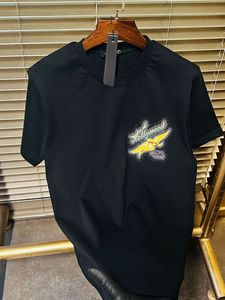 Camiseta de Manga Corta para Hombre, Talla Grande, de Seda/Algodón, Anti-Pilling, Cuello Redondo, Casual, Transpirable, Ecológica, 300 Gramos, Diseño Animal, OEM, ODM - Product Image 3