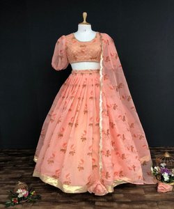 Compre en nuestra tienda de Surat al por mayor para Lehenga Choli, ofreciendo precios inmejorables y artesanía de calidad Pishwas/Anarkali - Product Image 1