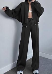 Pantalones Deportivos de Invierno 2026 para Mujer, Personalizados, 100% Algodón, Estilo Jogger, Casuales, Holgados, de Alta Calidad, con Forro Polar - Product Image 4