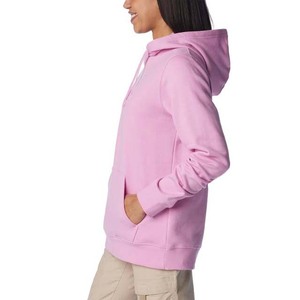 Breathable Winter Hoodies for Women Custom Printed Badge Front Regular Sleeve Short Hooded Hoody-Eco-Friendly Canvas Fabric - Product Image 3